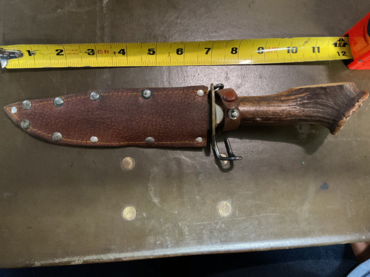 York Cutlery Solingen Germany Re-Handled Hunting Bowie