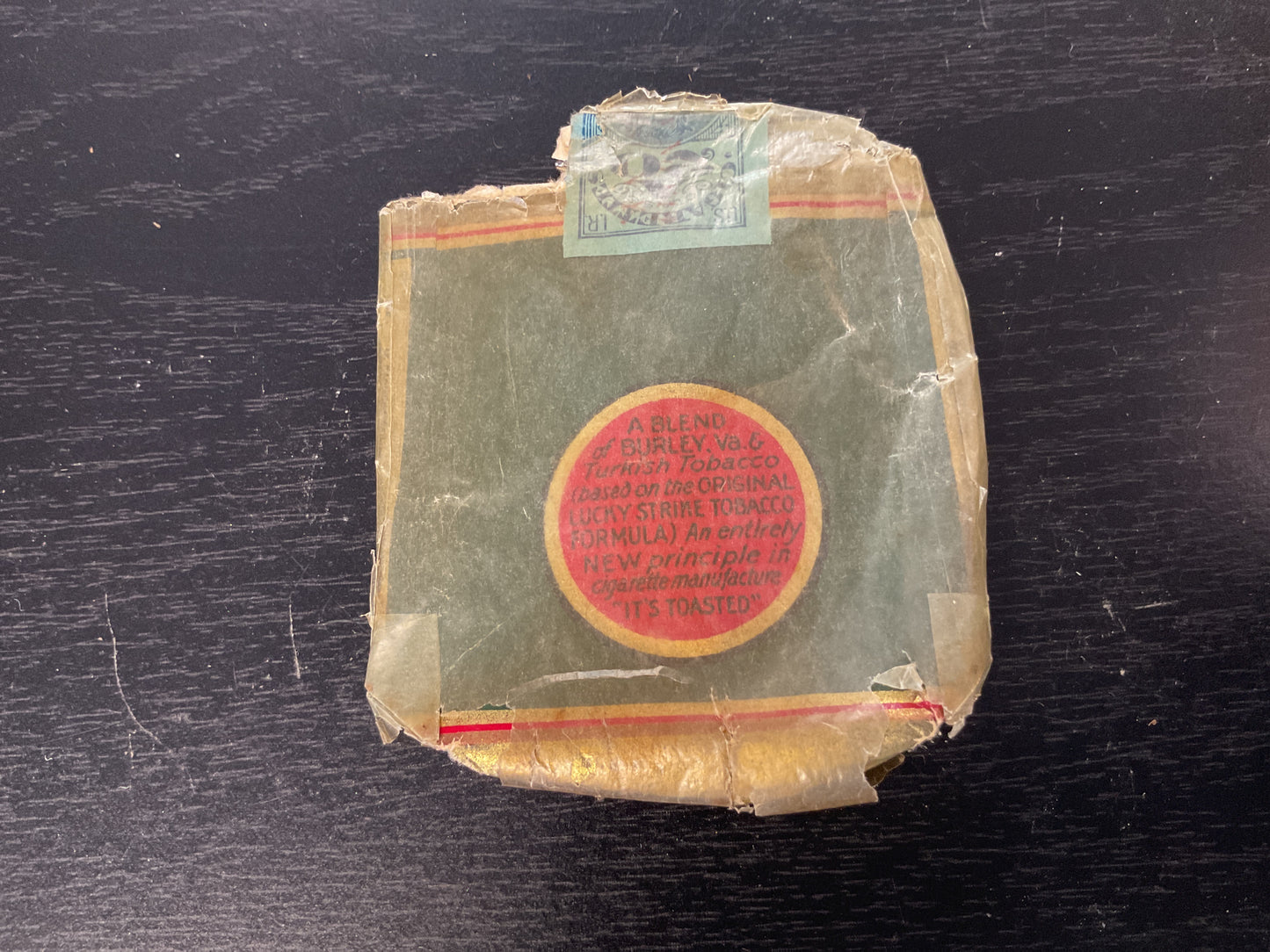 Vintage WWII Empty Lucky Strike Pack