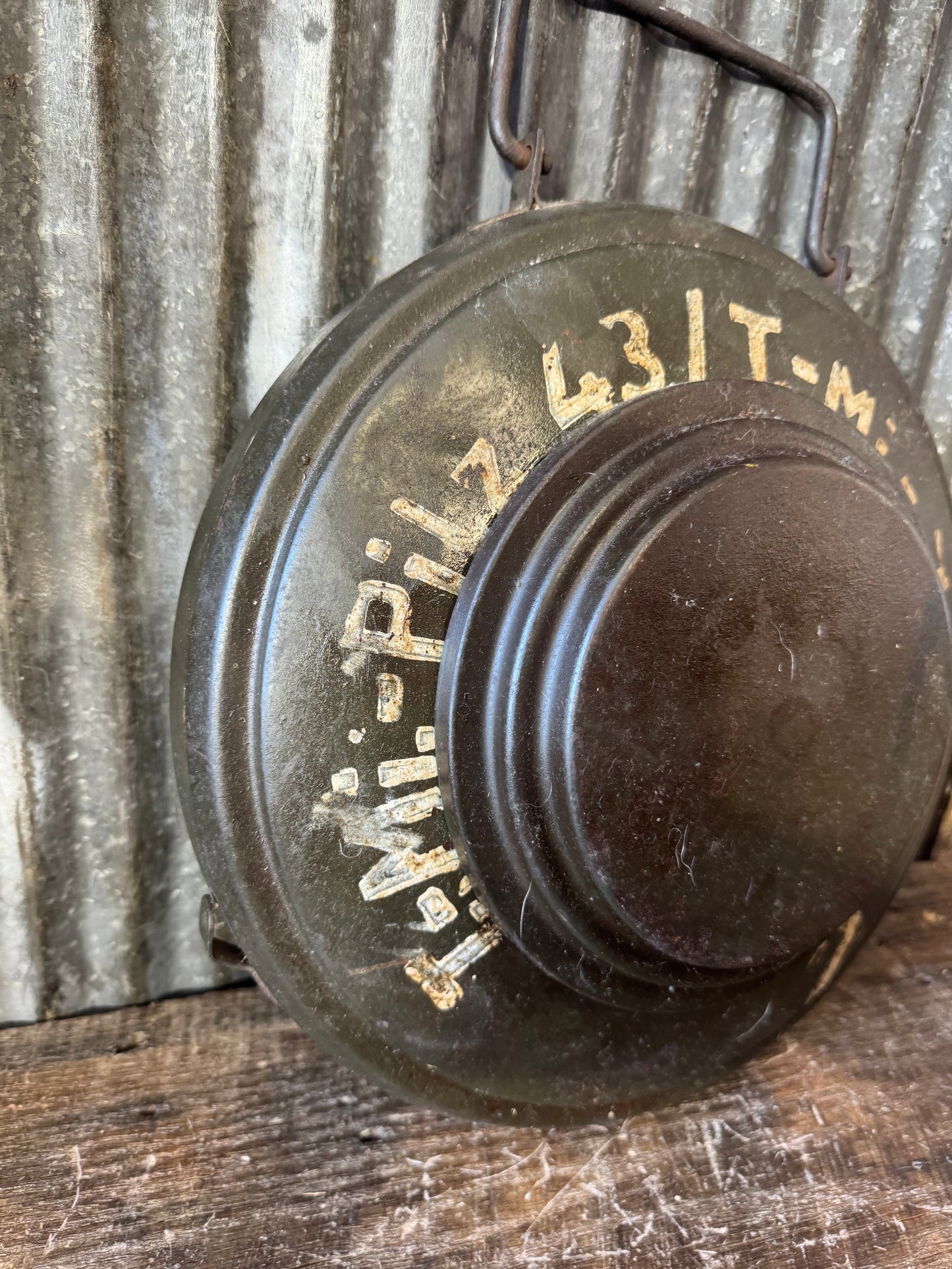 WWII German Tellermine Anti-Tank Mine — Inert Display