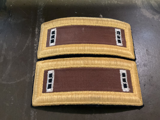 Army QUARTERMASTER Shoulder Boards