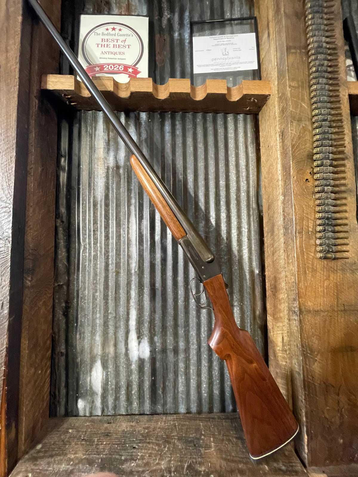 Springfield Stevens Model 5000 16 Gauge Side-by-Side Shotgun