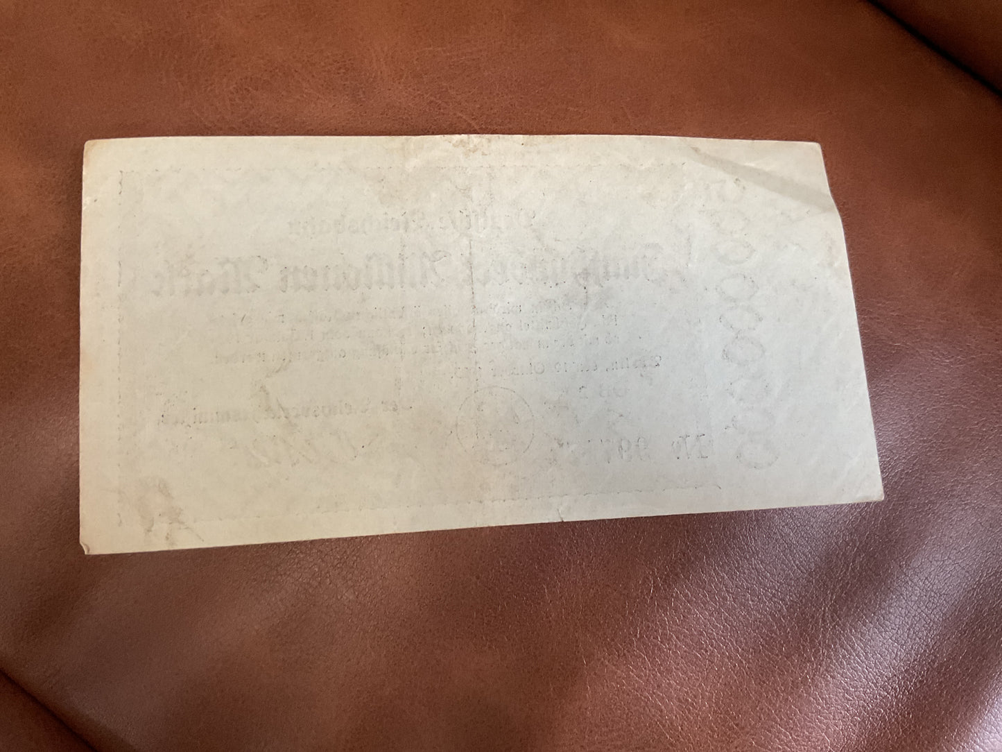 German 500 Million Mark Banknote