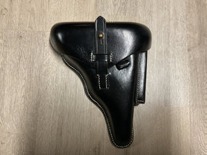 German WWII Walther P38 Style Leather Holster A. Fischer Berlin 1939 Reproduction