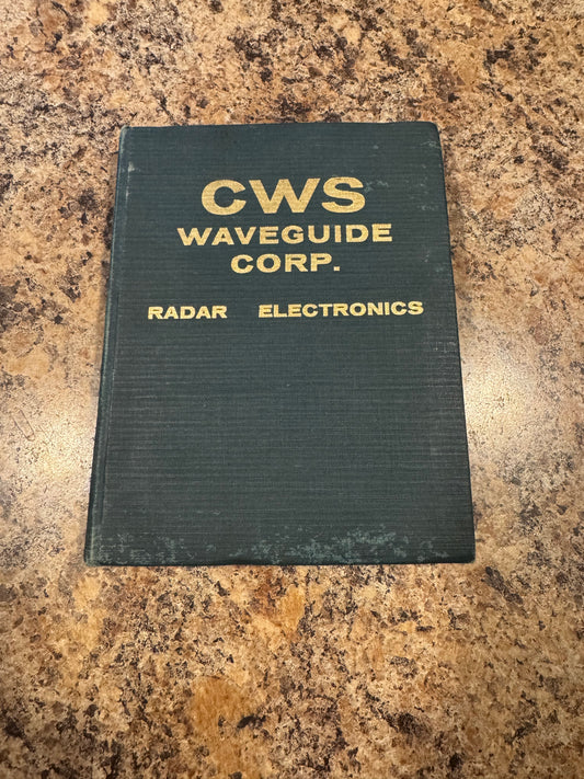 CWS Waveguide Corp Radar Electronics Binder – Vintage Microwave / Radar Components Catalog & Technical Reference – WWII / Early Cold War Era
