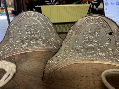 Repro British Cap Plates & Butler’s Ranger’s Insignia Grouping