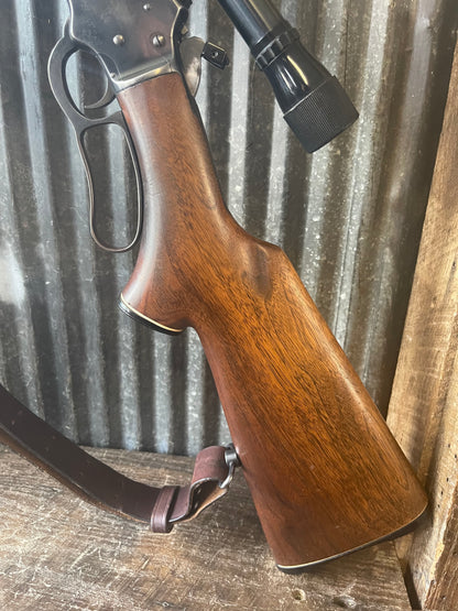 Marlin Model 39A JM Stamped Lever Action Rifle – .22 LR – Weaver D4 Scope – Good Used Condition