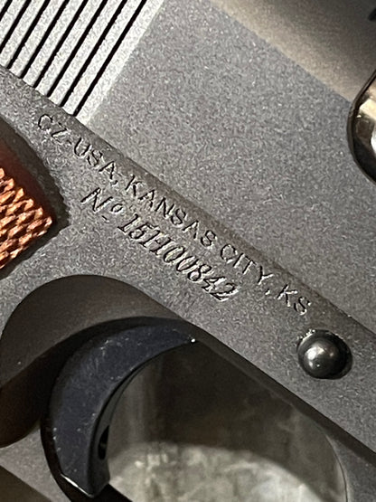 2015 CZ-USA 1911 A1 .45 ACP – Limited Production – New Old Stock – Unfired – Original Case – 2 Magazines