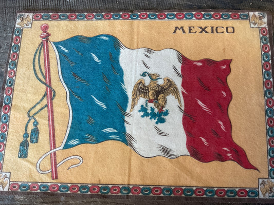 WWI Tobacco Felt Flag (approx 11x8)