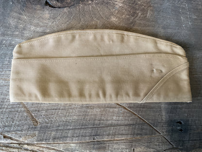 WWII Officers Garrison Cap (initialed)