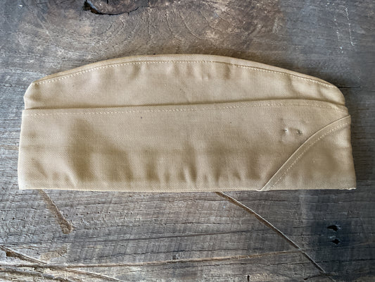 WWII Officers Garrison Cap (initialed)