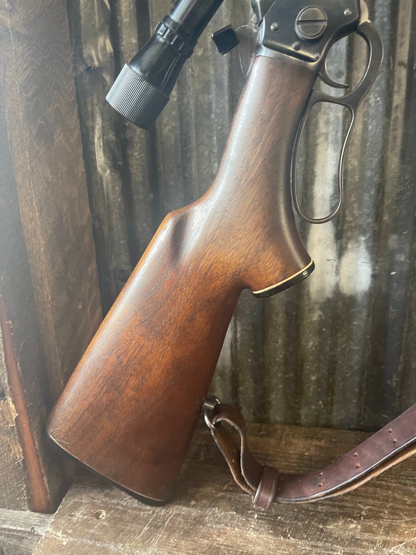 Marlin Model 39A JM Stamped Lever Action Rifle – .22 LR – Weaver D4 Scope – Good Used Condition