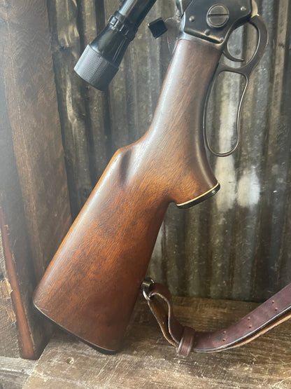 Marlin Model 39A JM Stamped Lever Action Rifle – .22 LR – Weaver D4 Scope – Good Used Condition