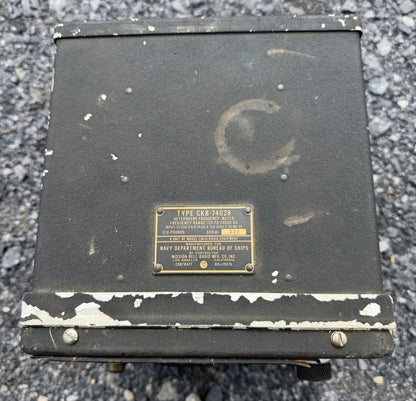 WWII U.S. Navy Mission Bell CKB-74028 Heterodyne Frequency Meter