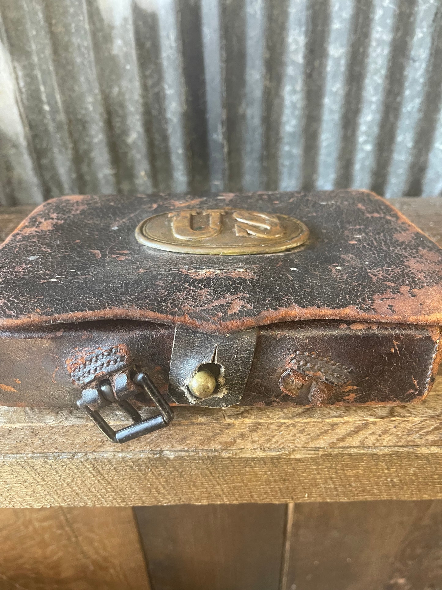 Civil War Era U.S. Model 1864 Pattern Cartridge Box