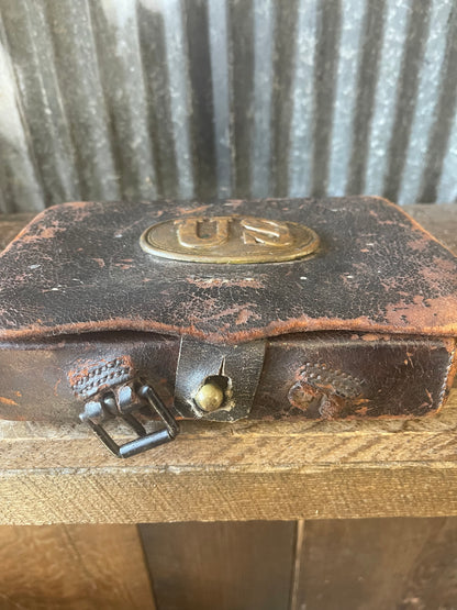Civil War Era U.S. Model 1864 Pattern Cartridge Box