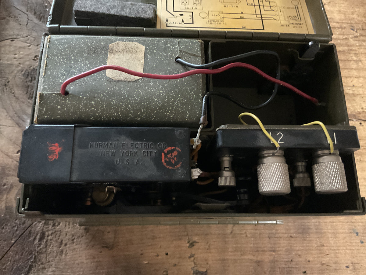 WWII U.S. Army Signal Corps Telegraph Set TG-5-B