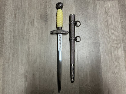 German Luftwaffe 2nd Model Dagger Replica w/Scabbard-Decorative Display Piece