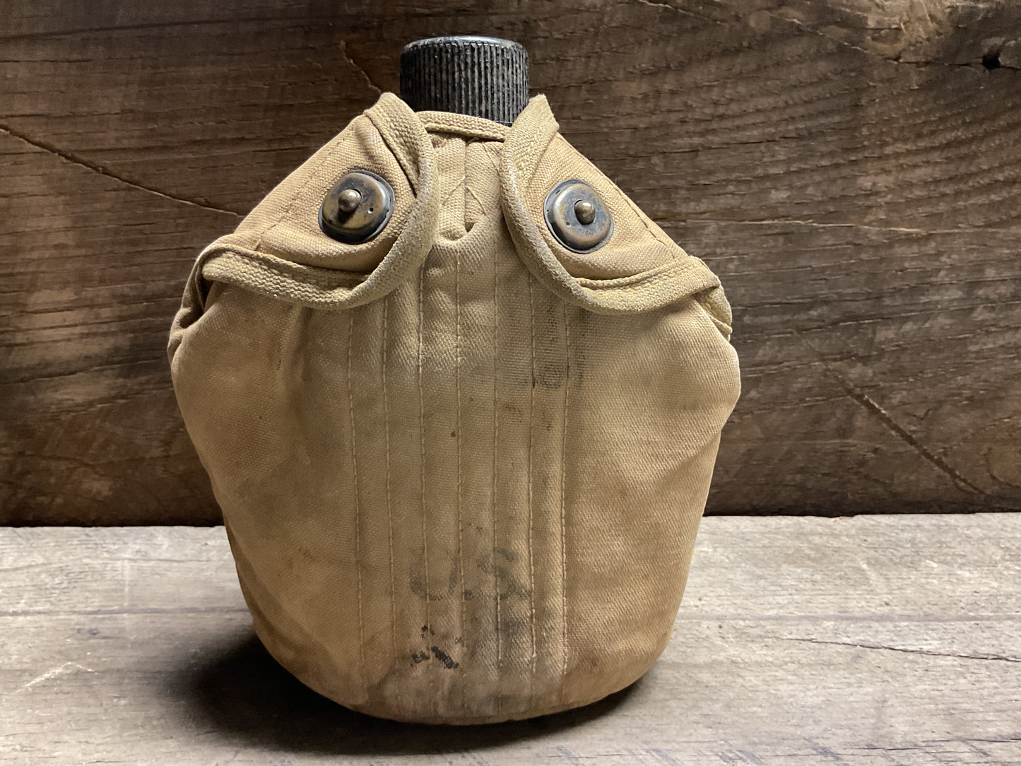WWI Aluminum Canteen with Cover