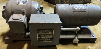 WWII U.S. Navy General Electric Motor-Generator Set