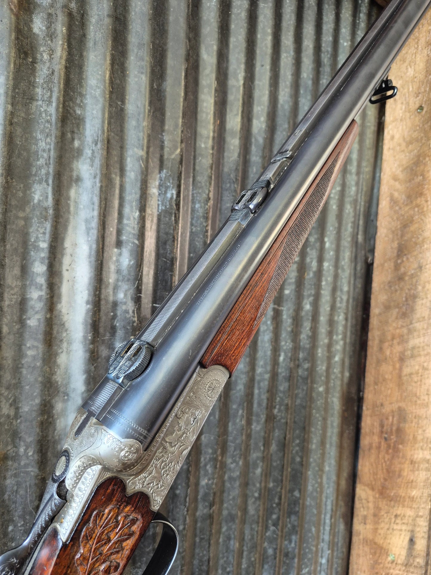 Simson, Suhl 16ga sxs 7x57R under. Made in GDR