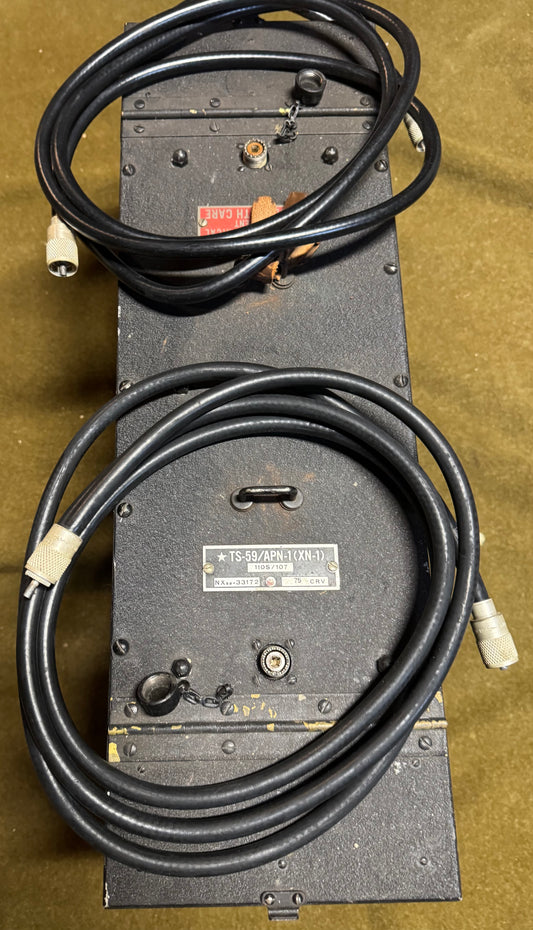 Original WWII-era U.S. military TS-59/APN-1 (XN-1) radar altimeter test set