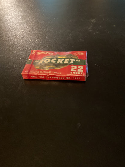 Factory Sealed Remington Rocket .22 Short Rimfire Cartridges — 28-Round Pack