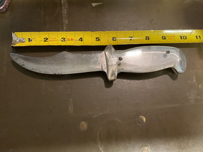 WWII Theatre Knife silver & clear cover no sheath