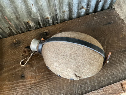 WWII German Heer Canteen & Straps “1938”