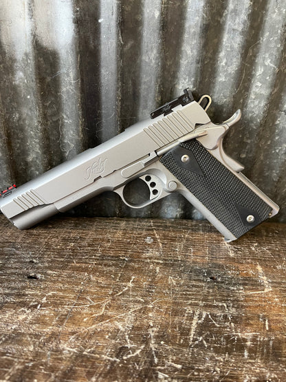 Kimber Stainless Target II 1911 .45 ACP Pistol — Original Box, Paperwork & 2 Magazines