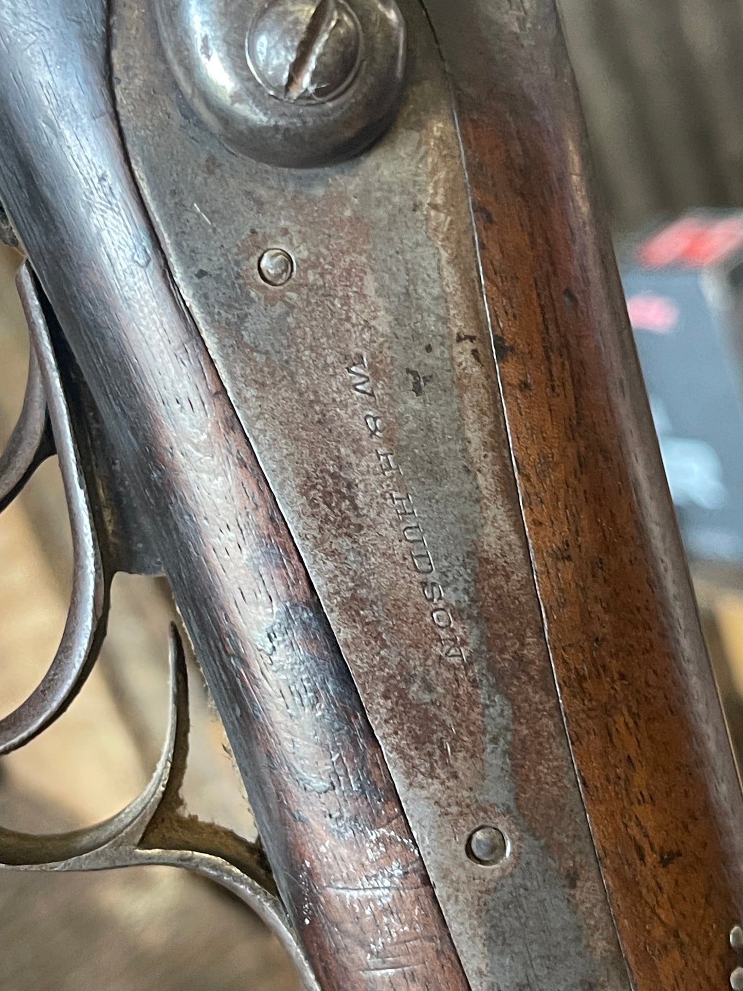 W&H Hudson Belgian-Made Antique Side-by-Side Hammer Shotgun – Underlever