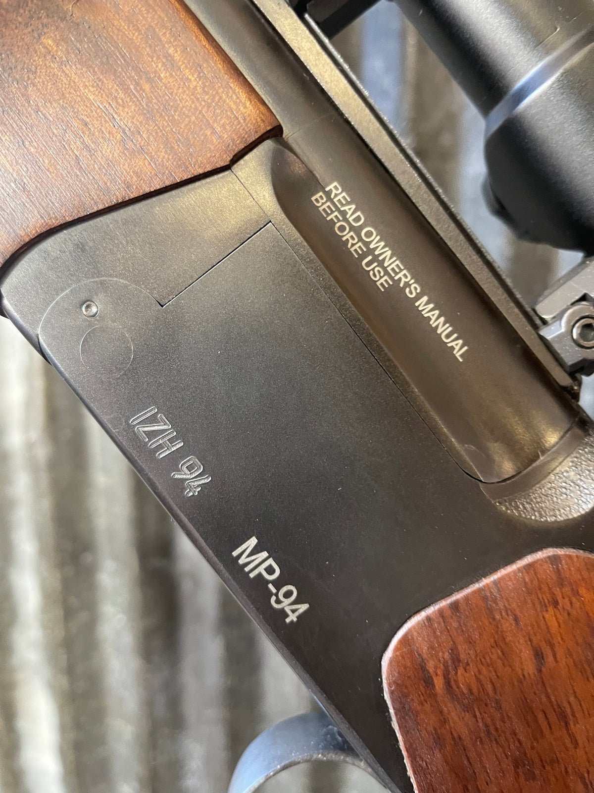 Baikal MP-94 Combination Gun – 12 Gauge / .223 Remington – 3-9x Scope