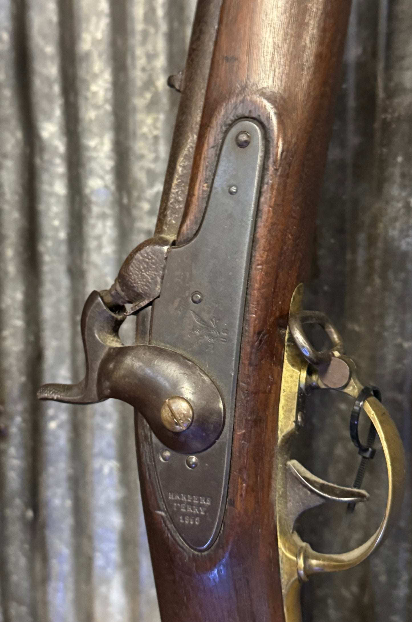 U.S. Model 1841 "Mississippi" Percussion Rifle

Harper’s Ferry Armory, Virginia – Lock Dated 1853