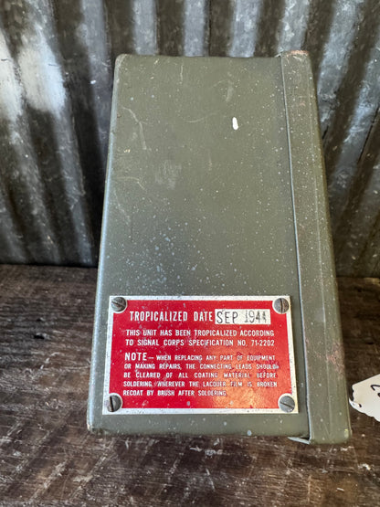 WWII Signal Corps MC-519 Matching Network – Radio Equipment (Tropicalized 1944)