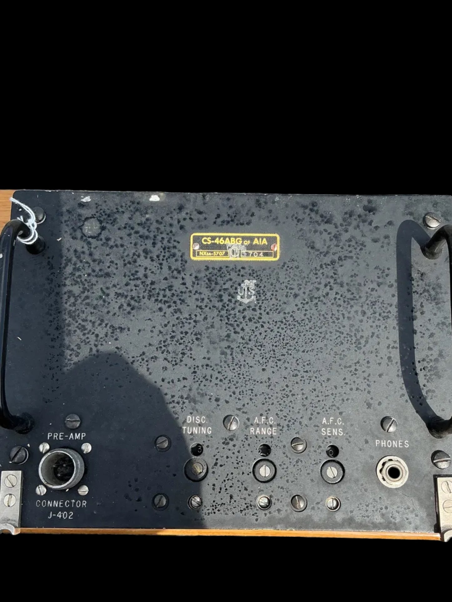 WWII U.S. Navy Receiver Unit CS-46ABG (AIA) – Signal Corps / Naval Communications Equipment