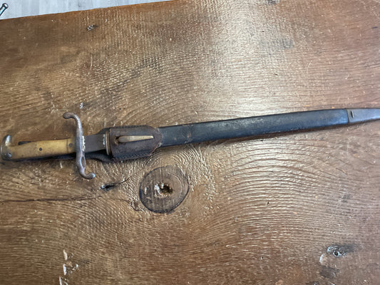 German WWI M1871 Bayonet with Scabbard