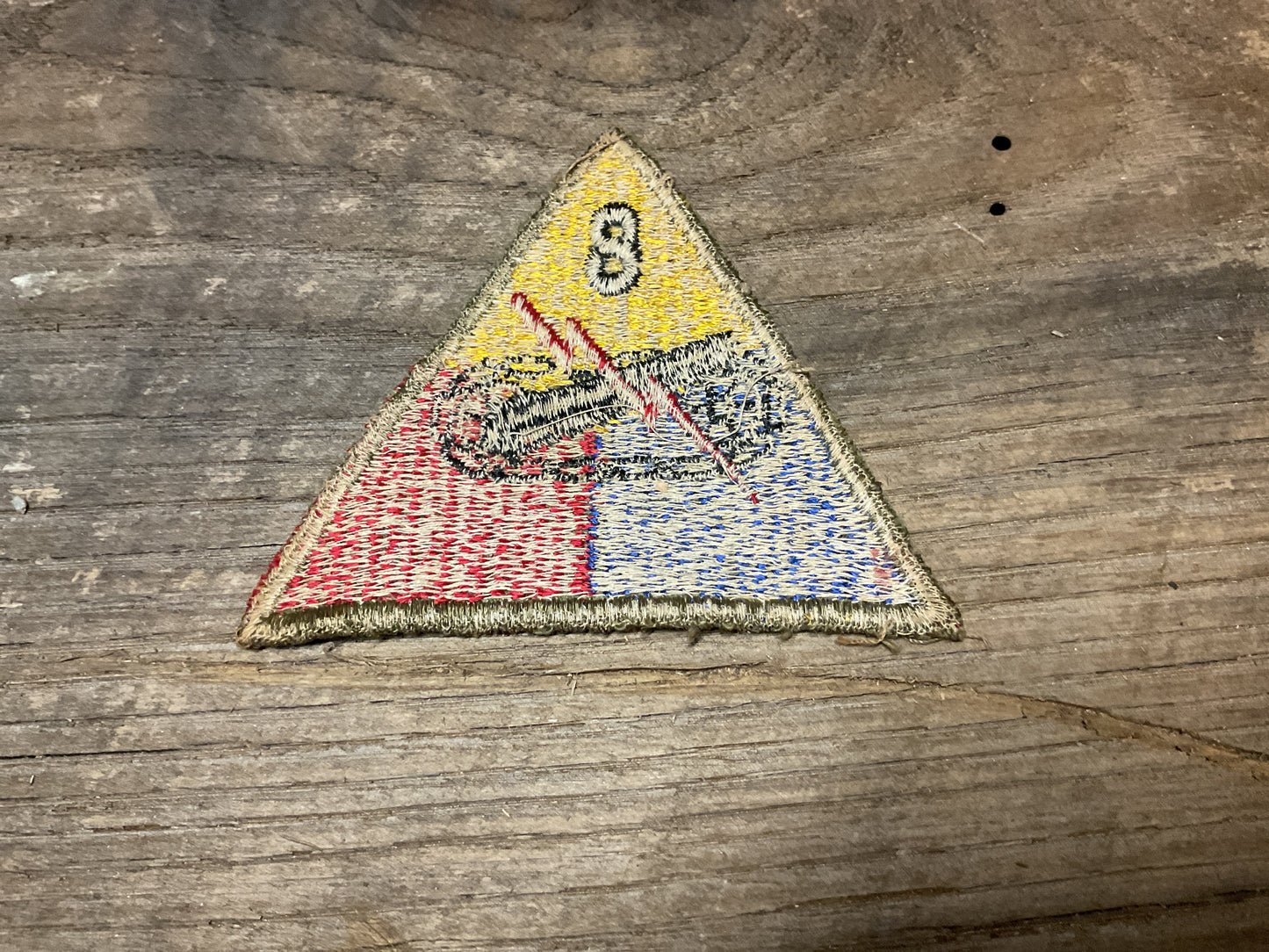 WWII 8th Armored Division Patch