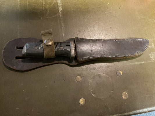 WWII Theatre Knife Small Black Handle