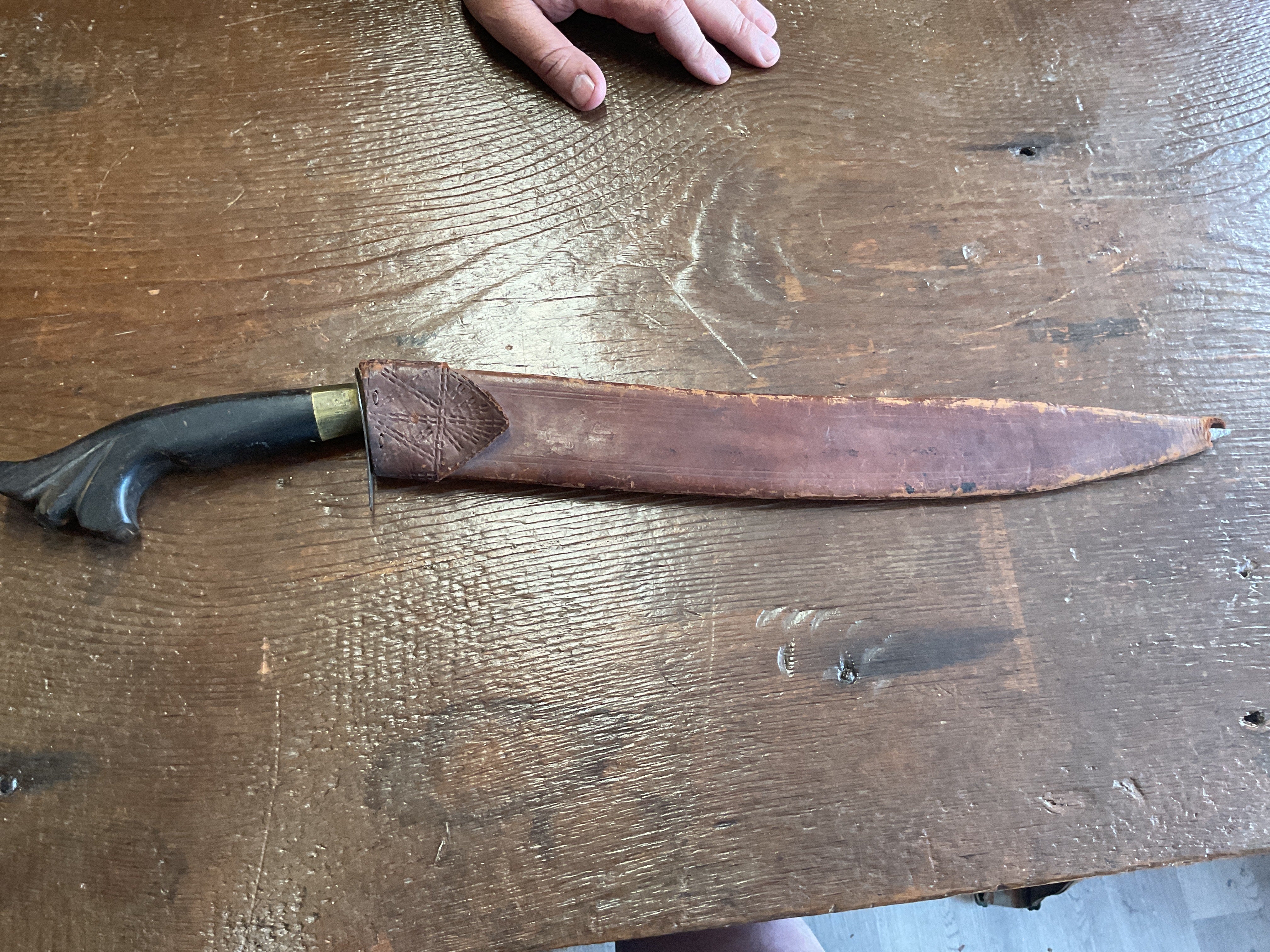 False Ricasso Pacific Theatre BOLO Knife makers mark stamped in the Ricasso – Whiskey ...