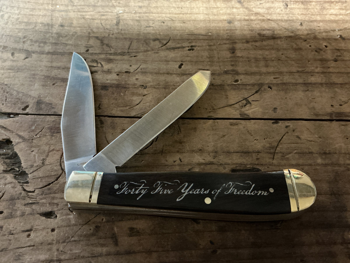 NRA-ILA 45th Anniversary Folding Pocket Knife 1975-2020 w/ Original Box and Pouch