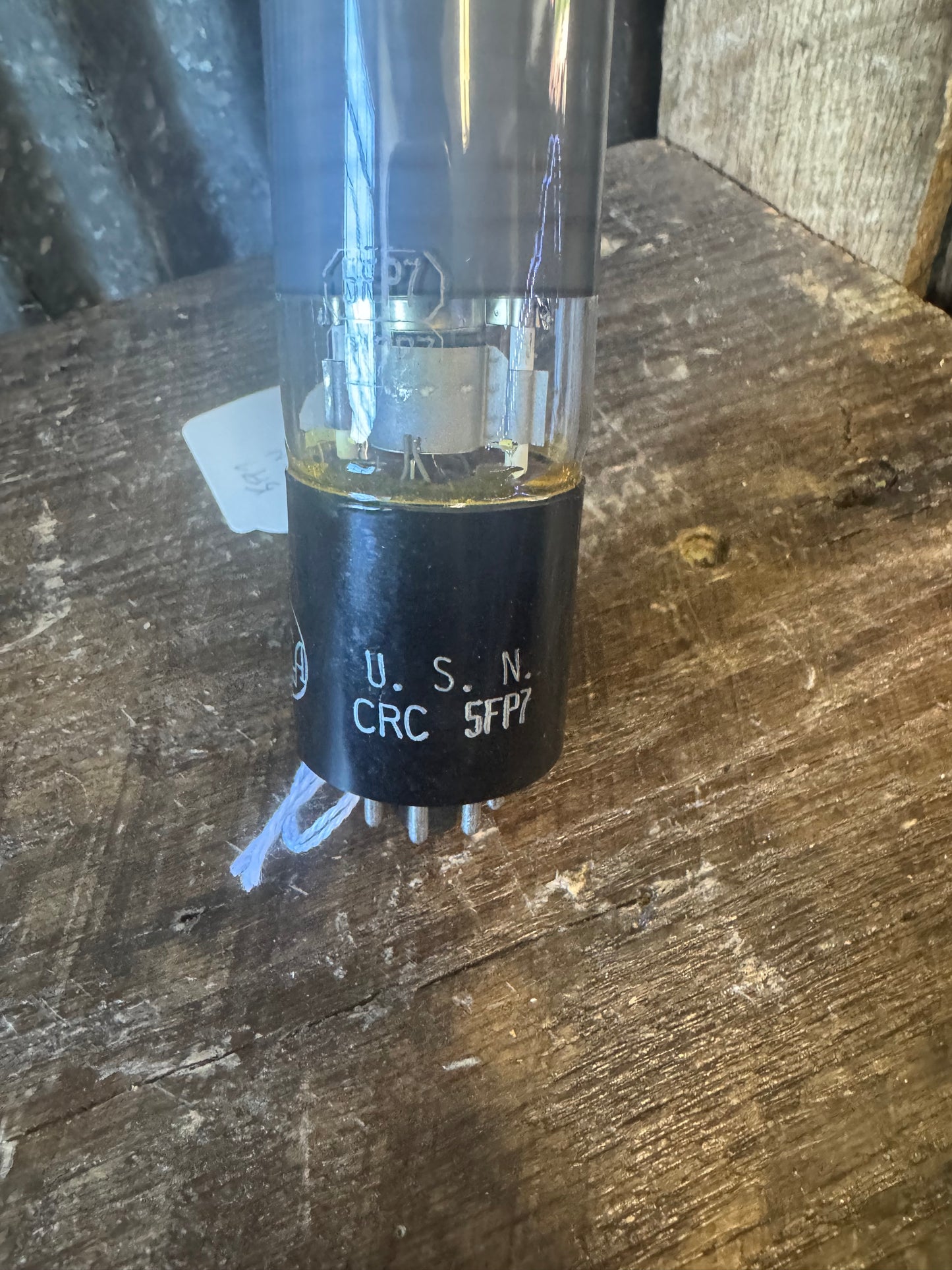 U.S. Navy CRC 5FP7 Cathode Ray Tube (CRT) Radar Display Tube