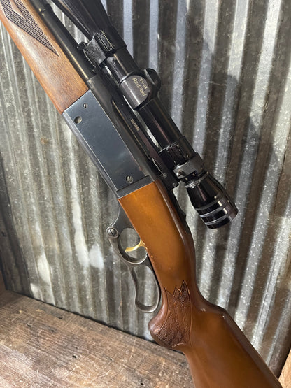 avage Model 99F Lever Action Rifle – .308 Winchester – Redfield 4x Scope