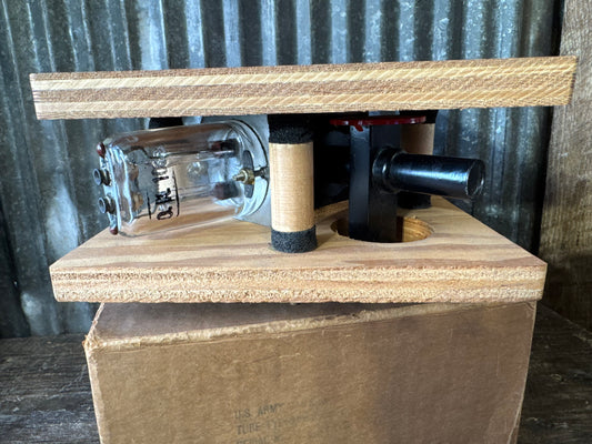 U.S. Army / U.S. Navy AN-2027-A Vacuum Tube by Raytheon in Original 1944 Shipping Box – NOS
