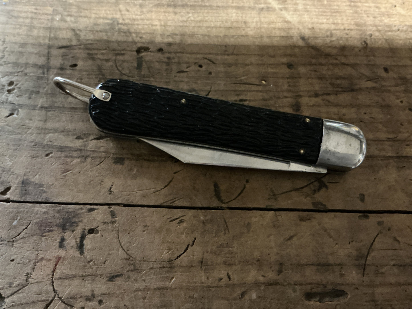 Vintage Schrade-Walden Automatic Switchblade Knife Pair-Walden, NY, USA-Matching Push Button Automatics