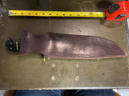 Handmade Damascus Bowie Full Tang