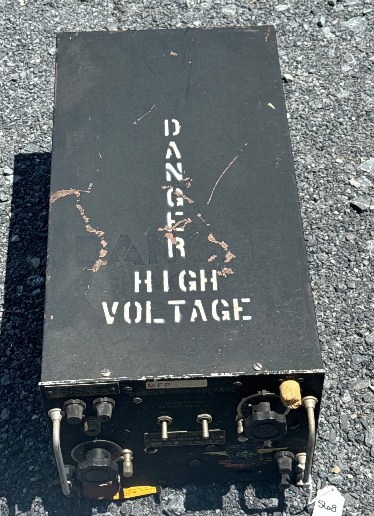 WWII U.S. Navy AM-14/APT High Voltage RF Amplifier