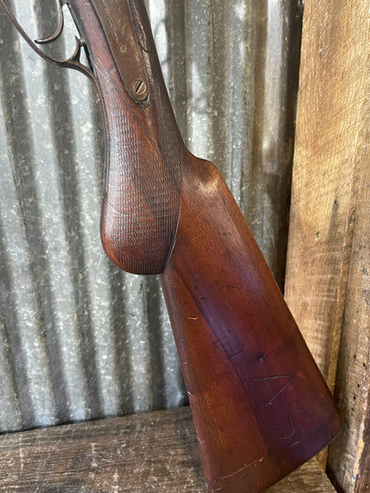 T. Barker Belgium 12 Gauge Side-by-Side Shotgun
