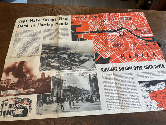 WWII News Map
