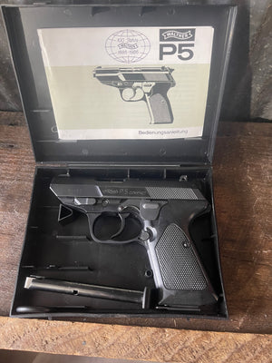 Walther P5 Compact – 9mm – Original Box – 2 Magazines – West German Classic