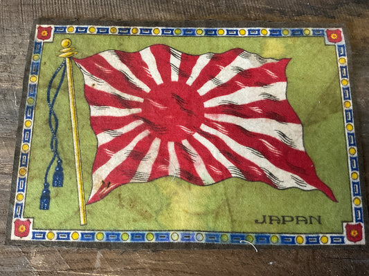 WWI Tobacco Felt Flag (approx 11x8)