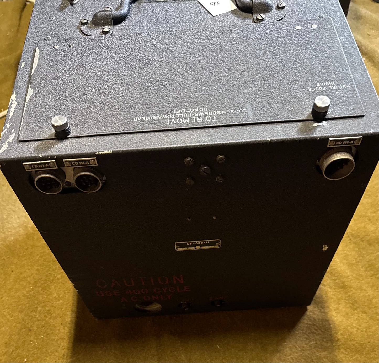 WWII U.S. Army Air Forces BC-713-B / BC-714-B Radio Compass Test Set